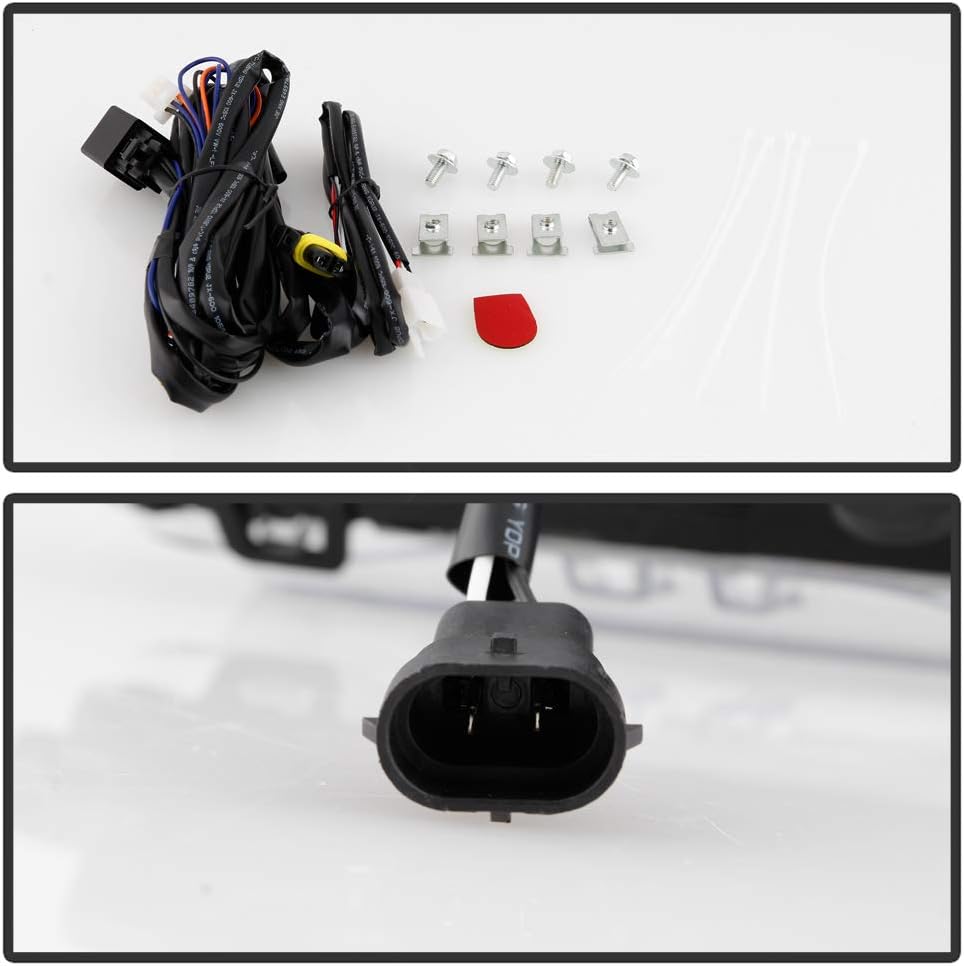 ACANII - For 2019-2020 GMC Sierra 1500 Denali (New Gen) LED Bumer Fog Lights Driving Lamps w/Switch Assembly Left+Right