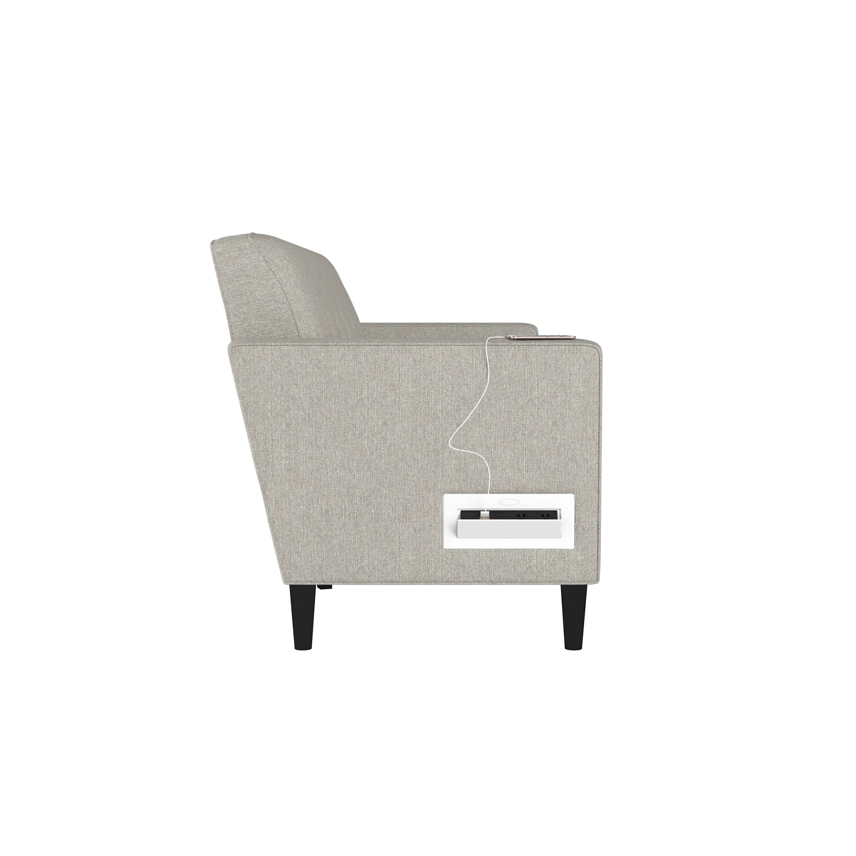 Copper Grove Larkin Sofa with USB and Power Ports - Mustard Yellow
