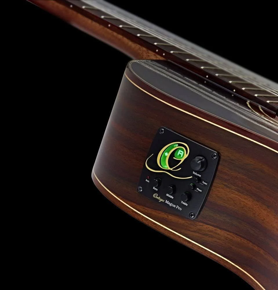 Ortega Guitars Family Series Pro 6 String Acoustic-Electric Guitar, Left-Handed (RCE131L)