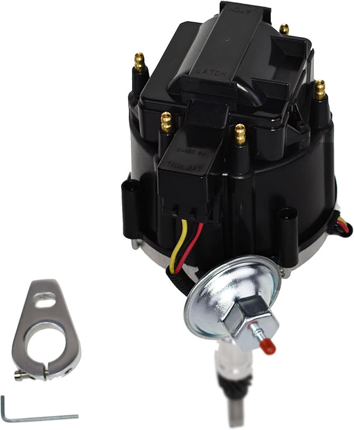 A-Team Performance - HEI Complete Distributor 65K Coil - Compatible with Early Chevrolet Straight 6 41-62 194 216 235 261 68-87 Toyota Land Cruiser FJ40 FJ60 2F 3F One-Wire Installation Blue Cap