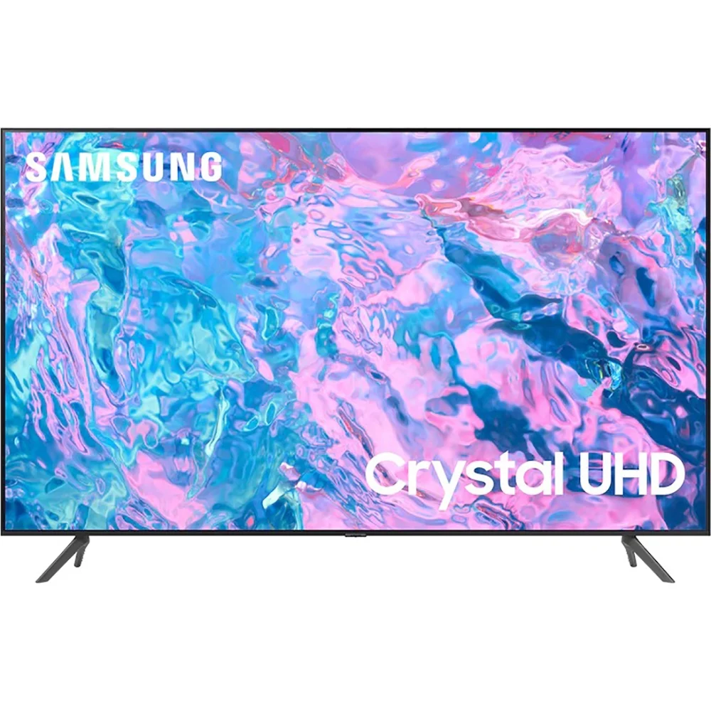 Samsung UN58CU7000 58 inch Crystal UHD 4K Smart TV Bundle with Deco Gear Home Theater Soundbar with Subwoofer, Wall Mount Accessory Kit, 6FT 4K HDMI 2.0 Cables and More (2023 Model)