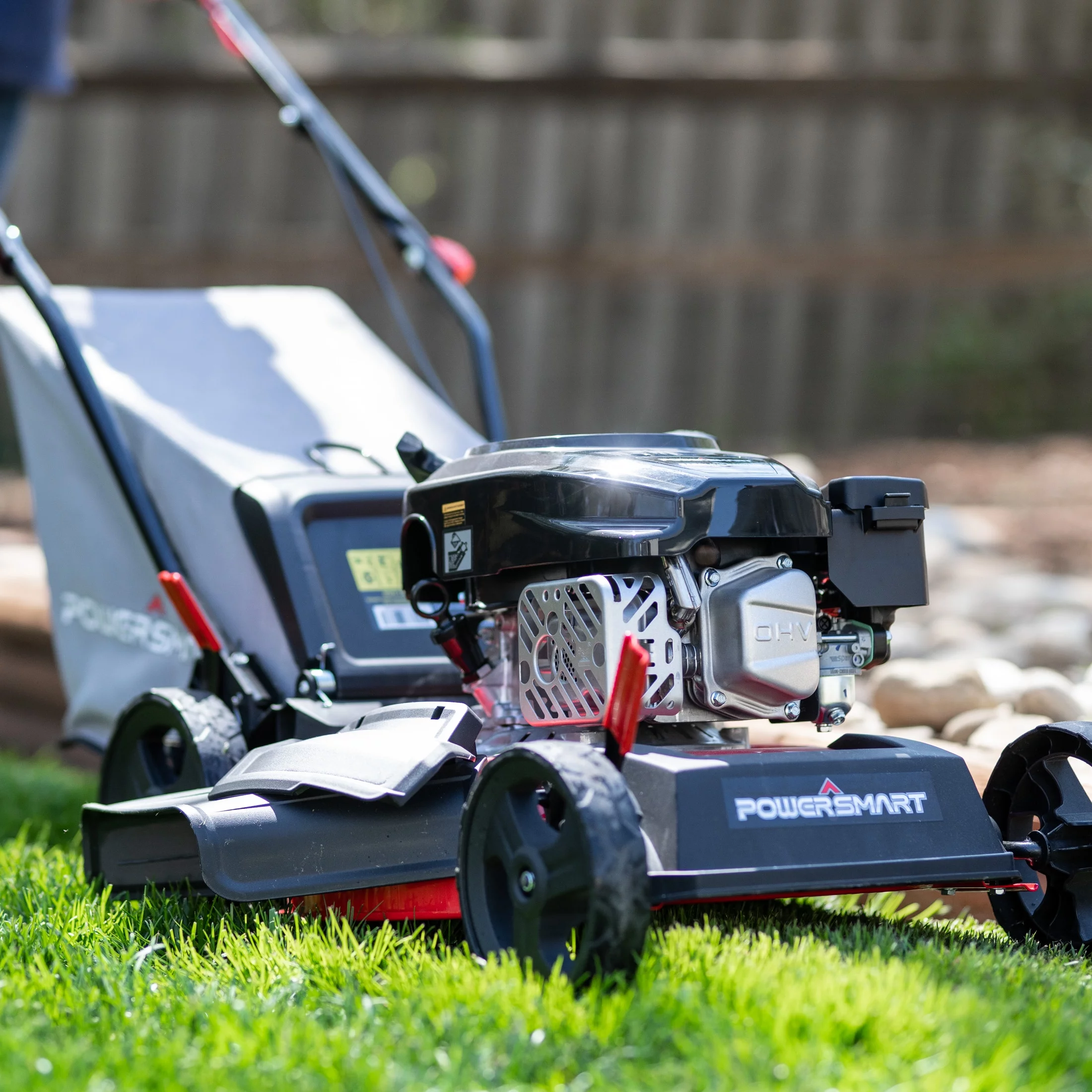 PowerSmart DB8617P 17 in. 3-in-1 Gas Push Lawn Mower