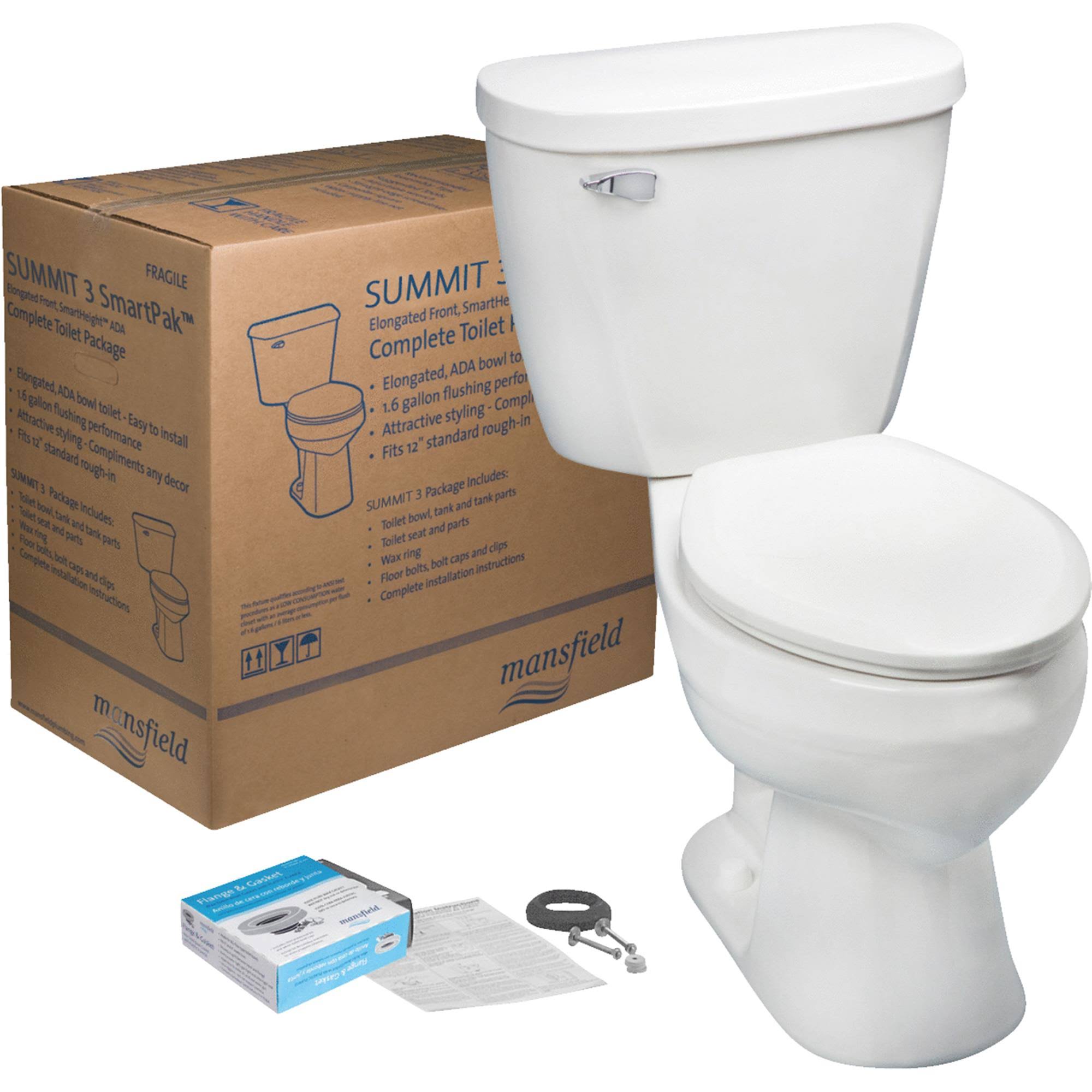 Mansfield Summit SmartHeight Complete Toilet White 4385Ctk