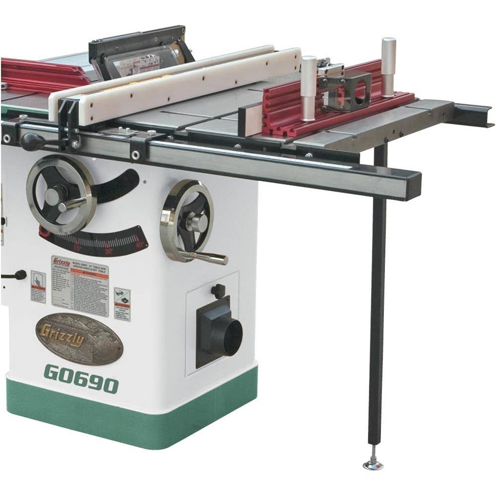 Grizzly T10222 20x22 x 27x22 Router Extension Table for Table Saw