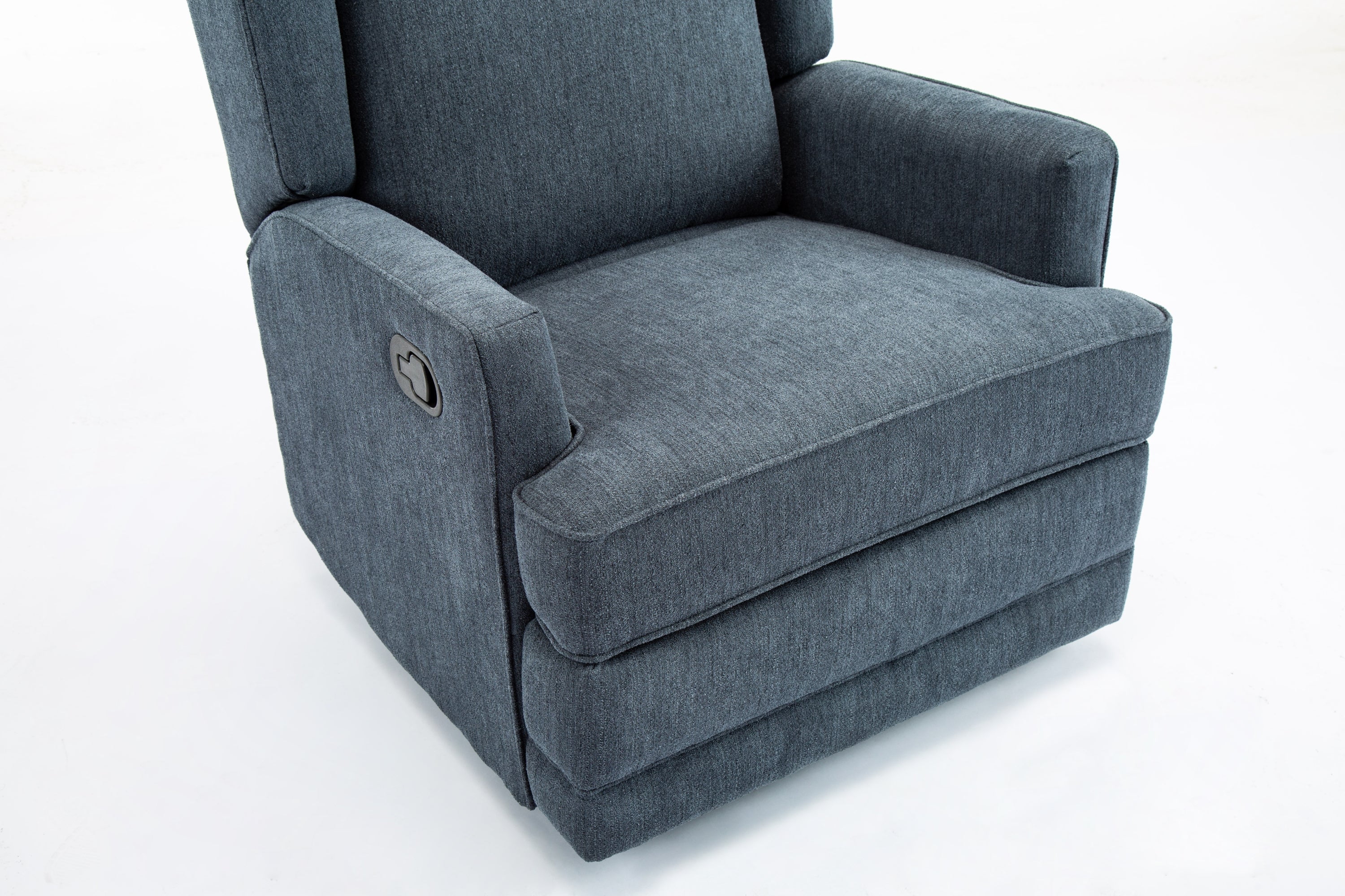 Smithfield Wingback Swivel Glider Recliner - Blue