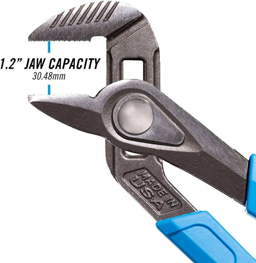 CHANNELLOCK GS-1X 2pc SPEEDGRIP Tongue & Groove Pliers Set | Made in USA | Forged High Carbon Steel Pack of 2