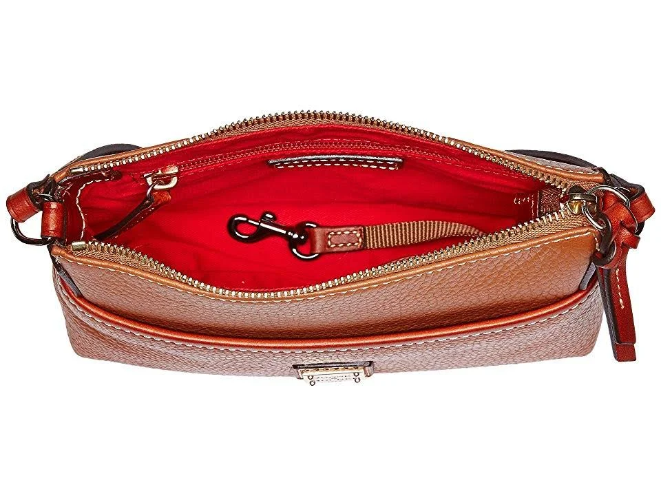 Dooney u0026 Bourke Caramel Pebble Grain Ginger Pouchette