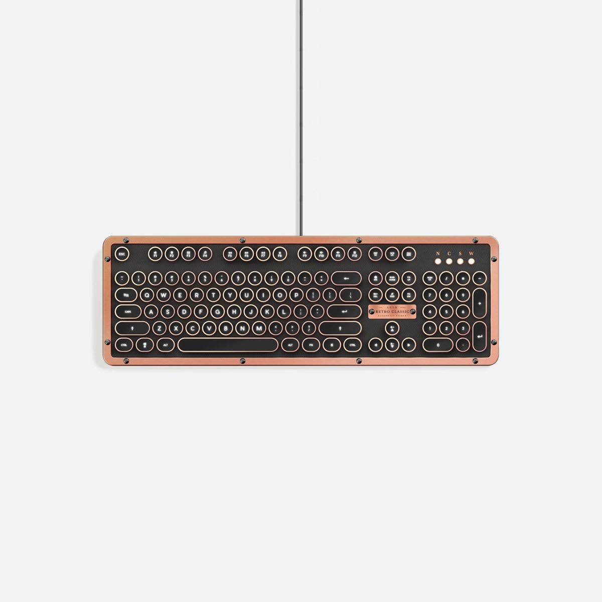 Azio Retro Classic Artisan USB Keyboard