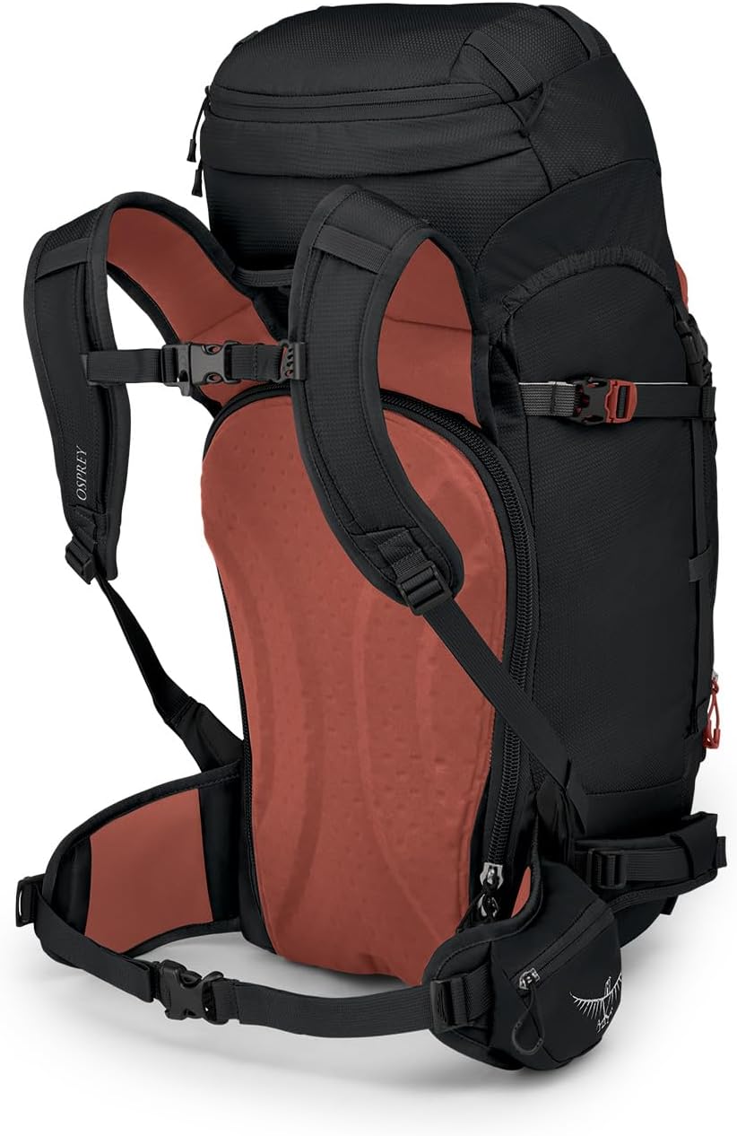 Osprey Sopris 40L Ski and Snowboard Backpack, Black