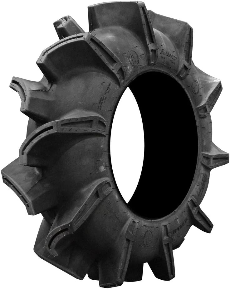 SuperATV Assassinator® UTV / ATV Mud Tire for RZR, X3, General, Maverick, Ranger, Rock & All Terrain UTV Mud Tire | 32x8-14 | 3" Tread Depth | 6 Ply Ratings