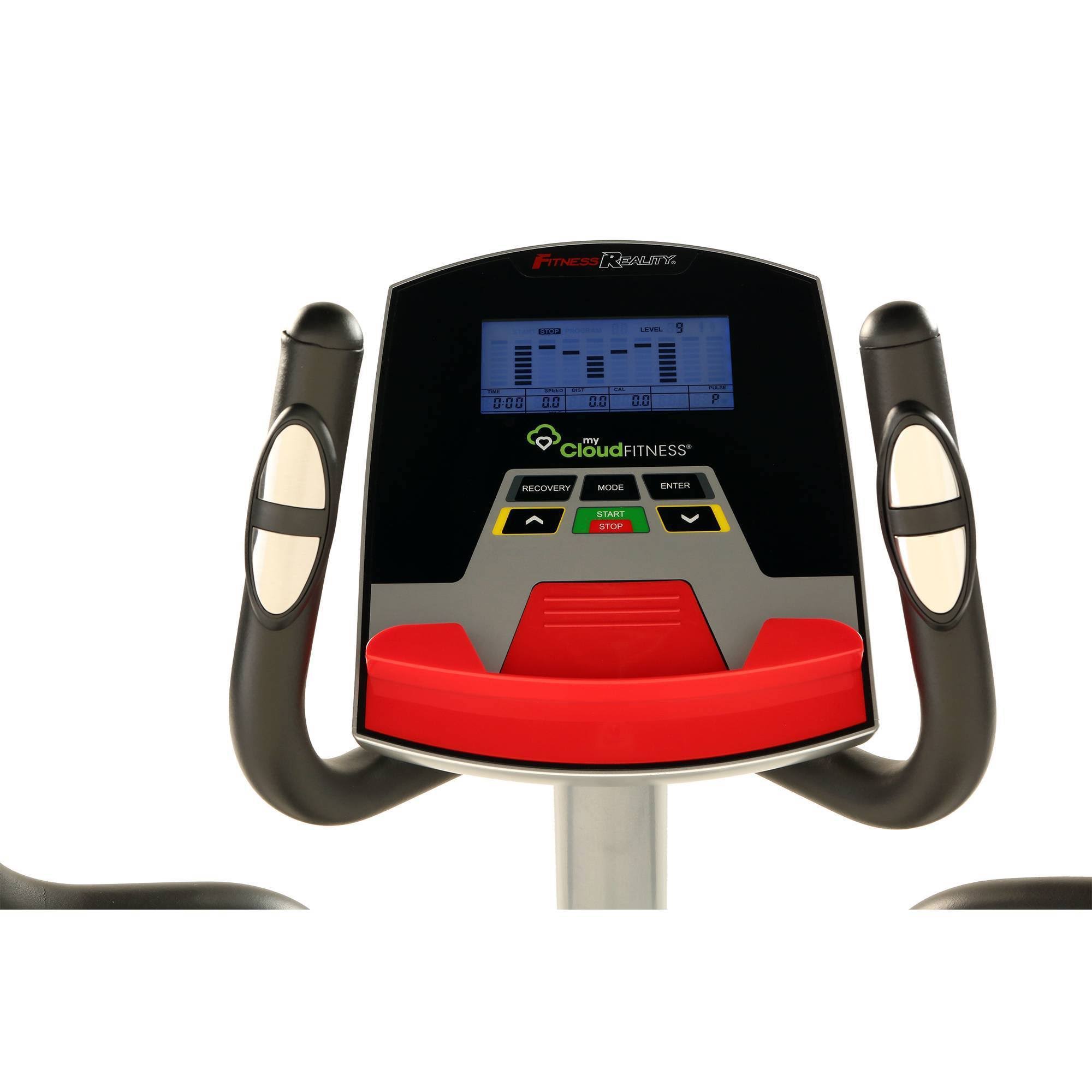 Fitness Reality Ei7500XL Bluetooth Smart Cloud Fitness Magnetic Elliptical, 18 inch Stride, Goal Setting and Free App