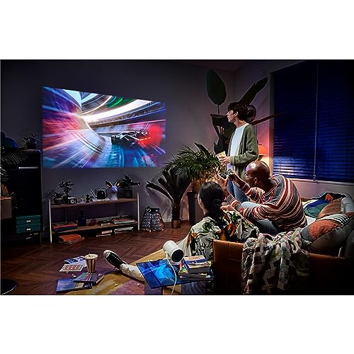 SAMSUNG 30-100 Inches The Freestyle 2nd Gen with Gaming Hub Smart Portable Projector (Renewed)