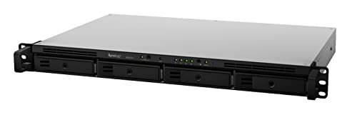 Synology 4-Bay Rackmount NAS RackStation RS422+ (Diskless),Black