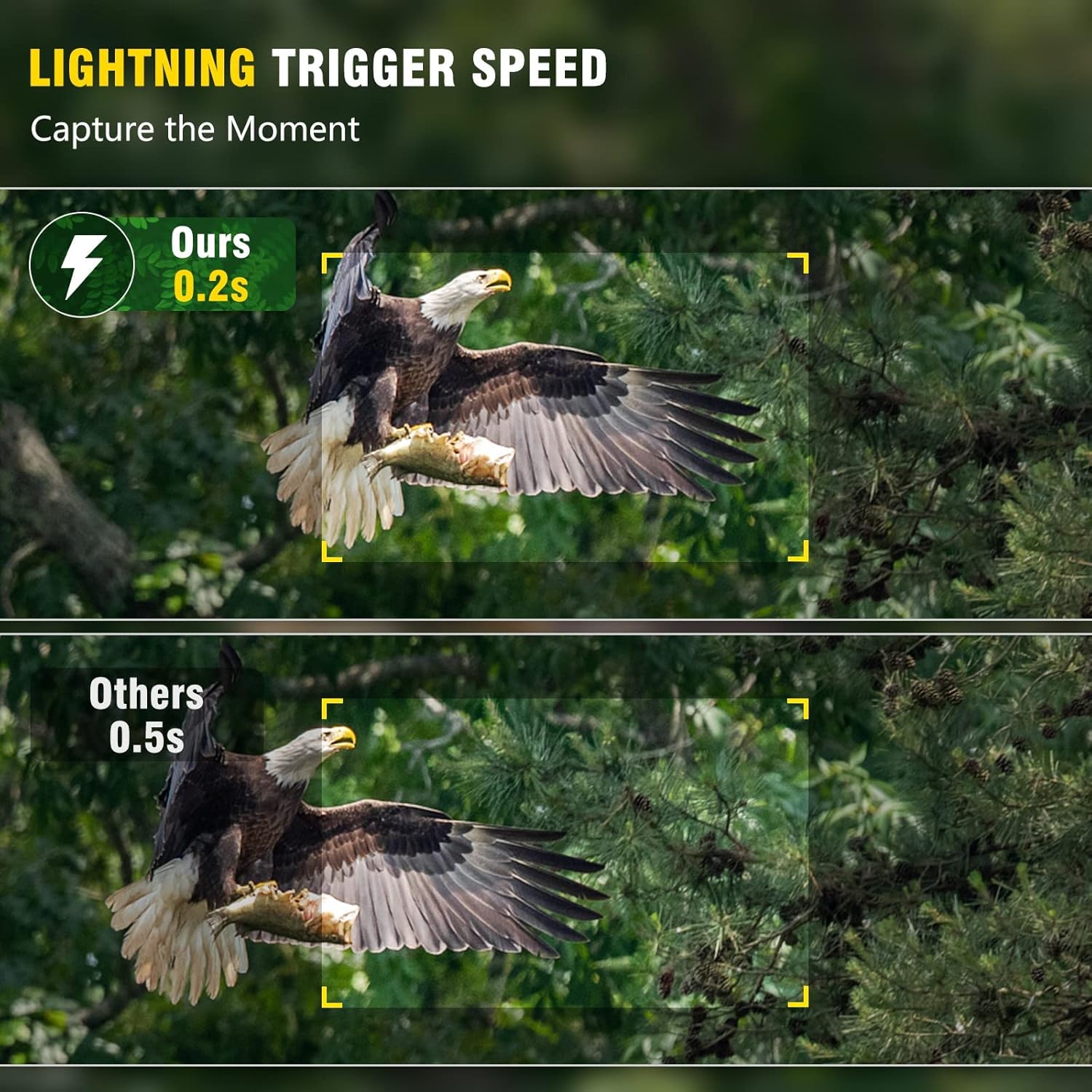 Trail Camera 4K 32MP, Wildlife Camera 120° Monitoring Fast 0.2s Trigger Speed, Hunting Game Cameras w/ Night Vision Motion Activated Waterproof IP66 for Outdoor, 940nm No Glow, 32GB Micro SD Card