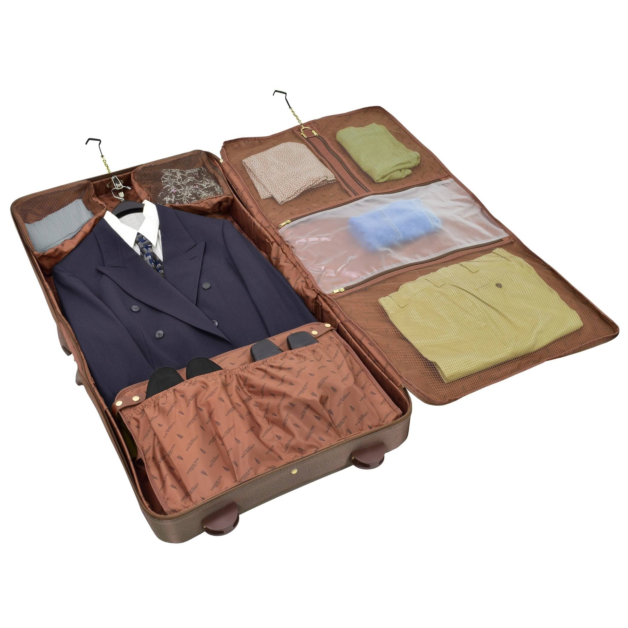 London Fog Kensington II Wheeled Garment Bag - Bronze - 44 in.