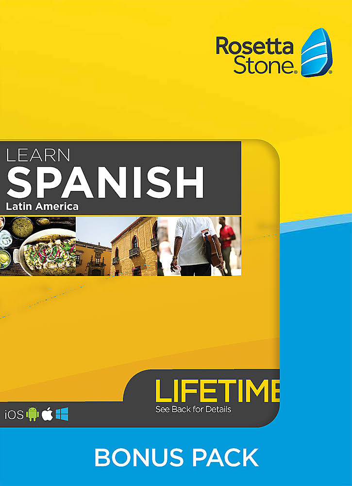 Rosetta Stone: Learn Spanish Bonus Pack (Lifetime Access + Book Set)