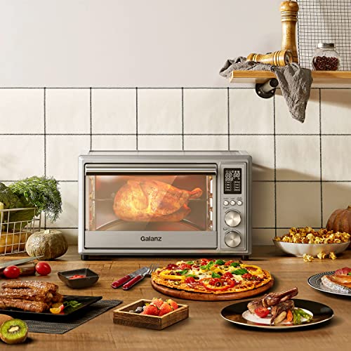 Galanz Air Fryer Toaster Oven, Stainless Steel