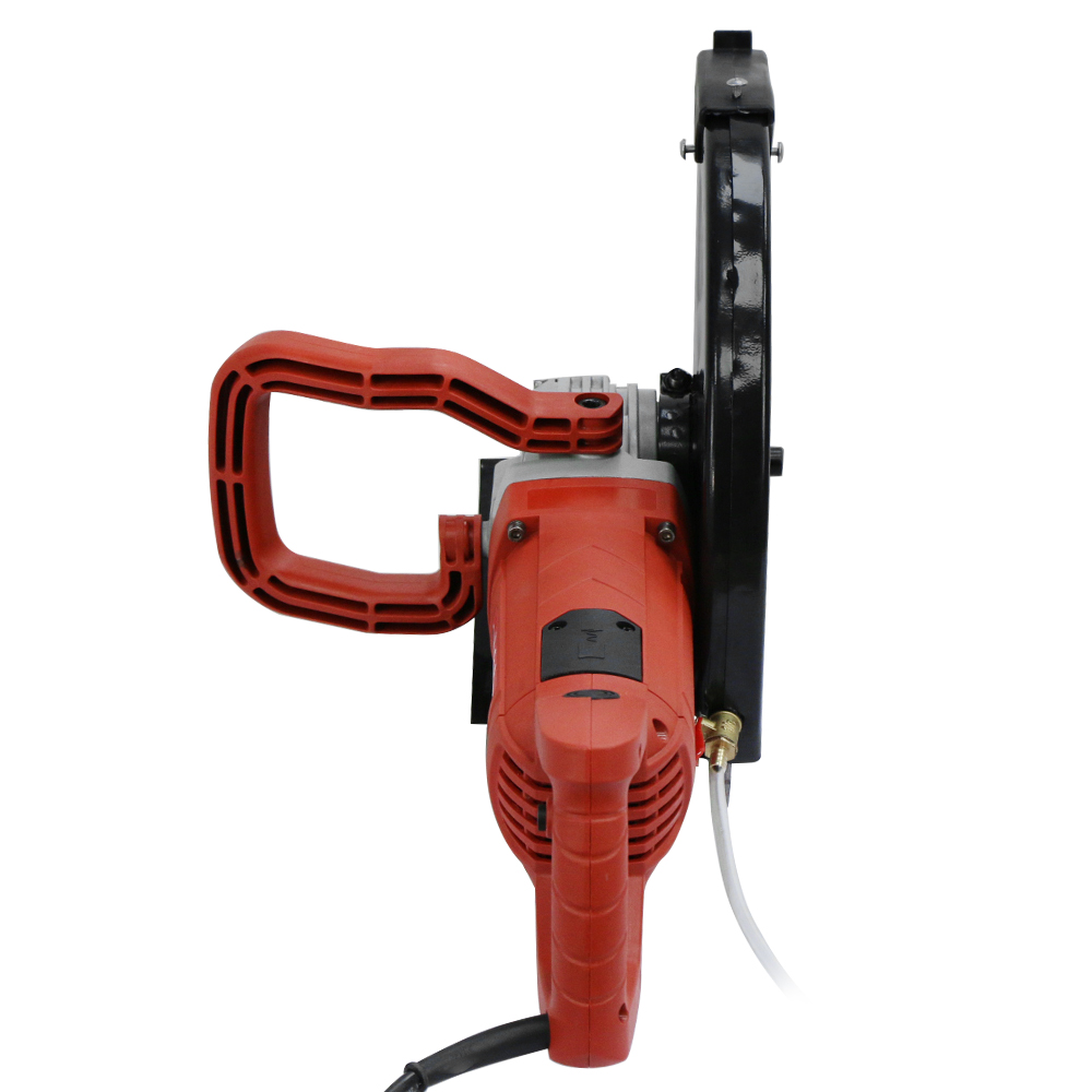 14” 18Amp Electric Concrete Saw Wet Dry Circular Saw Cutter with Water Pump & Blade for Brick, Wood, Metal, Reinforced Concrete, Porcelain
