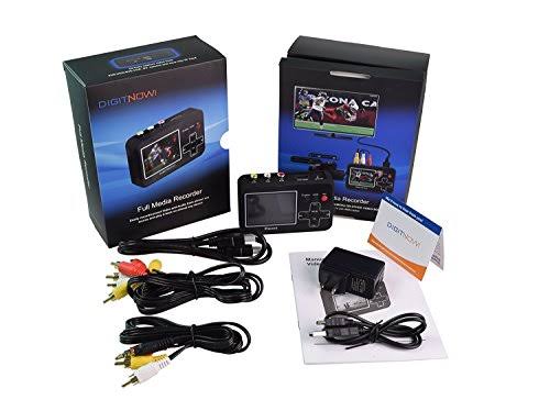 Digitnow!best Video to Digital Converter Transferring Device to Capture Video from VCR&s, VHS Tapes, Hi8, Camcorder, DVD, TV Box