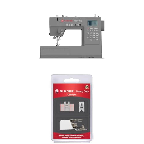 SINGER Heavy Duty 6620C Computerized Sewing Machine with Accessories | 215 Stitches, LCD Screen, Built-In Needle Threader | Easy Setup, Durable Metal Frame, Ideal for Clothes & Home Projects