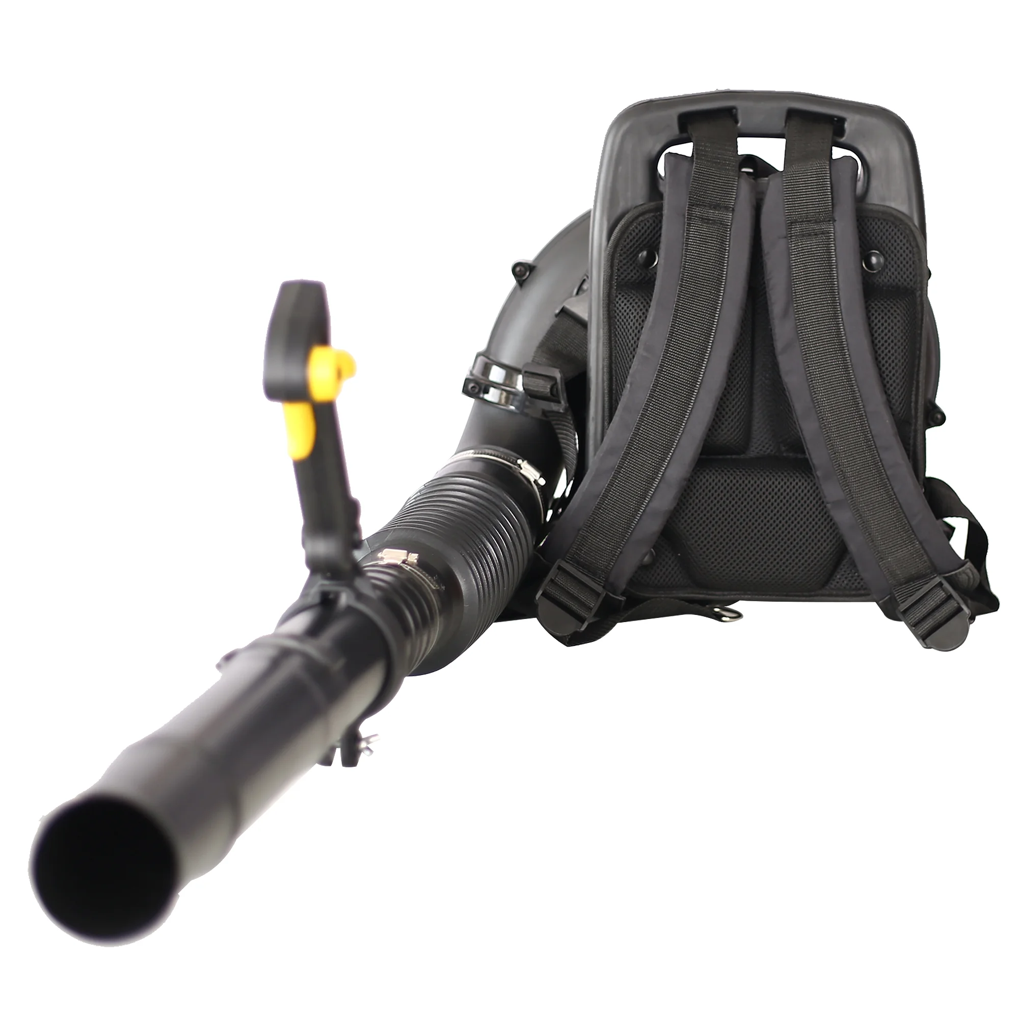 BTMWAY Backpack Leaf Blower, 52CC 2-Cycle Gas Powered Leaf Blower for Lawn Care, Backpack Blower Snow Blower with 248 MPH, Adjustable Shoulder Straps, Gas Leaf Blower for Dust Snow Debris, Yellow - Curated Treasures Market