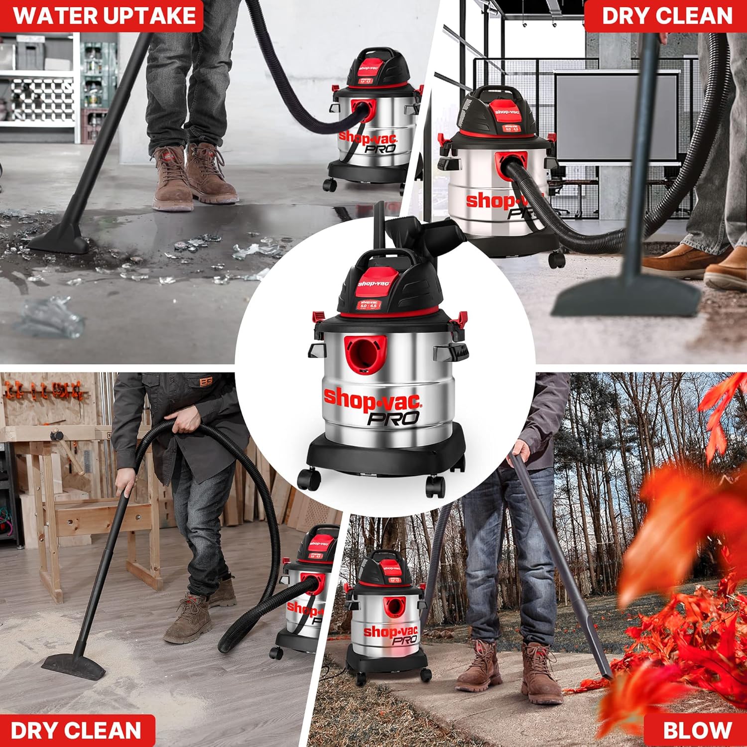 Shop-Vac 5 Gallon 4.5 Peak HP Wet/Dry Vacuum and Dust Collector