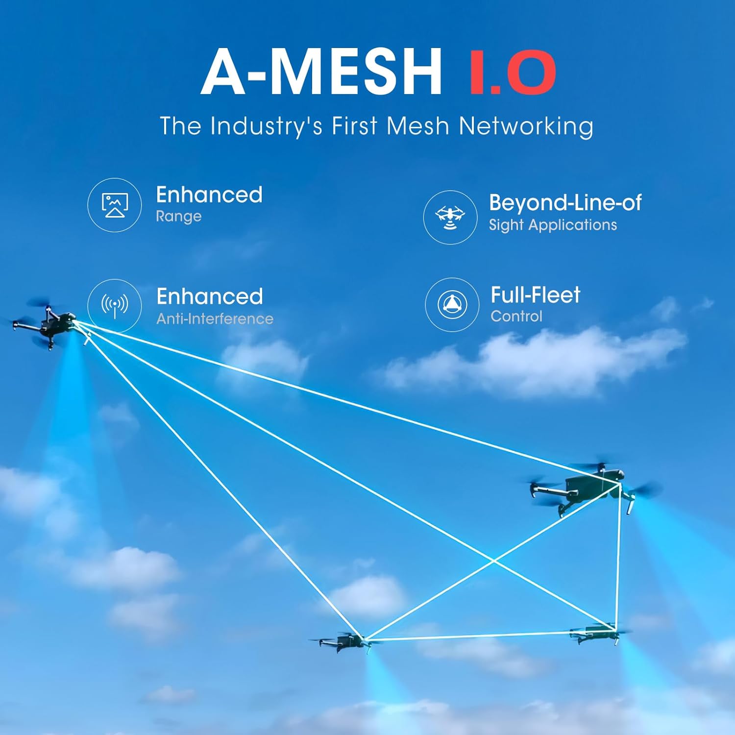 Autel Robotics EVO MAX 4N Drone, Starlight Night-Vision/Wide/Thermal/L~aser 4 Cameras in One UAV, A-Mesh 1.0, 720° Obstacle Avoidance, Triple Anti-Jamming, Hot-Swappable, 42 Mins, IP43, Autel SDK