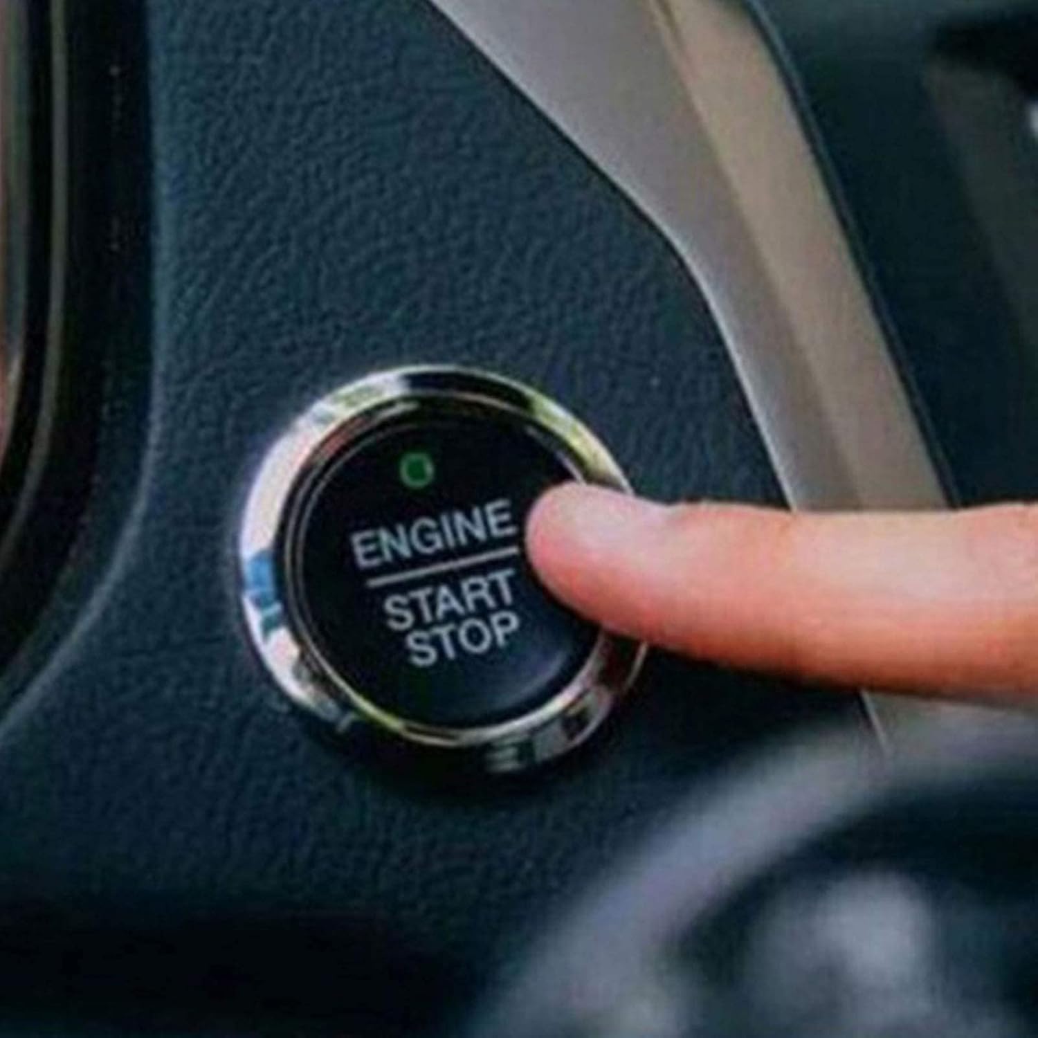 Car Keyless Entry Remote Starter PKE Push to Start Antitheft Alarm System 12V Car Keyless Go Push Button Engine Start/Stop Pack of 2