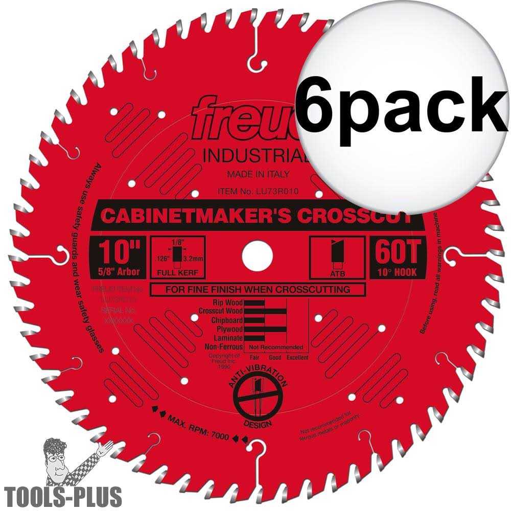 Freud LU73R010 10 inch Cabinetmakers Crosscut Blade
