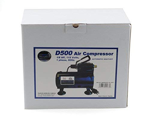 Paasche Airbrush Air Compressor with Auto Shut-Off, Multicolor