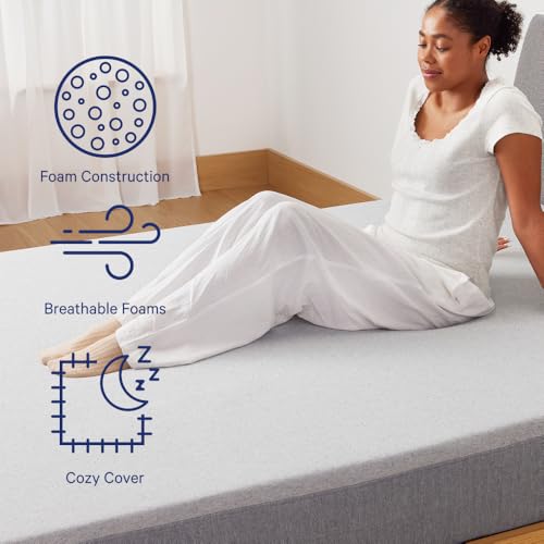 Casper Sleep Element, Queen Medium Firm Mattress - Memory Foam + Support - 100-Night Trial - CertiPUR-US Mattress, Grey