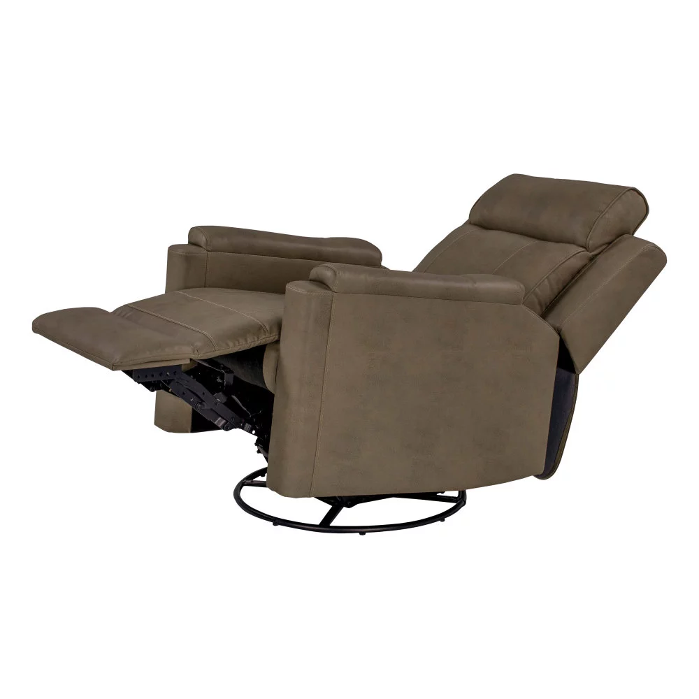 THOMAS PAYNE Swivel Glider Recliner for 5th Wheel RVs, Travel Trailers and Motorhomes, Grummond