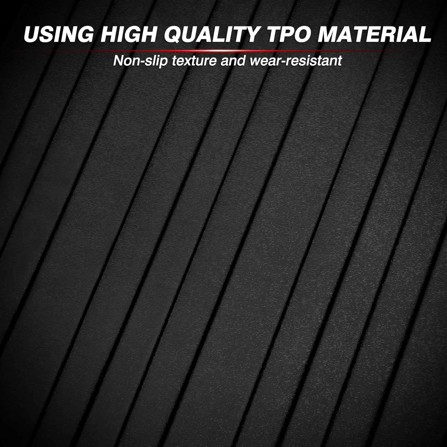 T TGBROS Custom Fit for 2011-2020 Honda Odyssey All Weather Cargo Trunk Liner Floor Mat Trunk Liner Tray Heavy Duty Cargo Mat Pack of 2