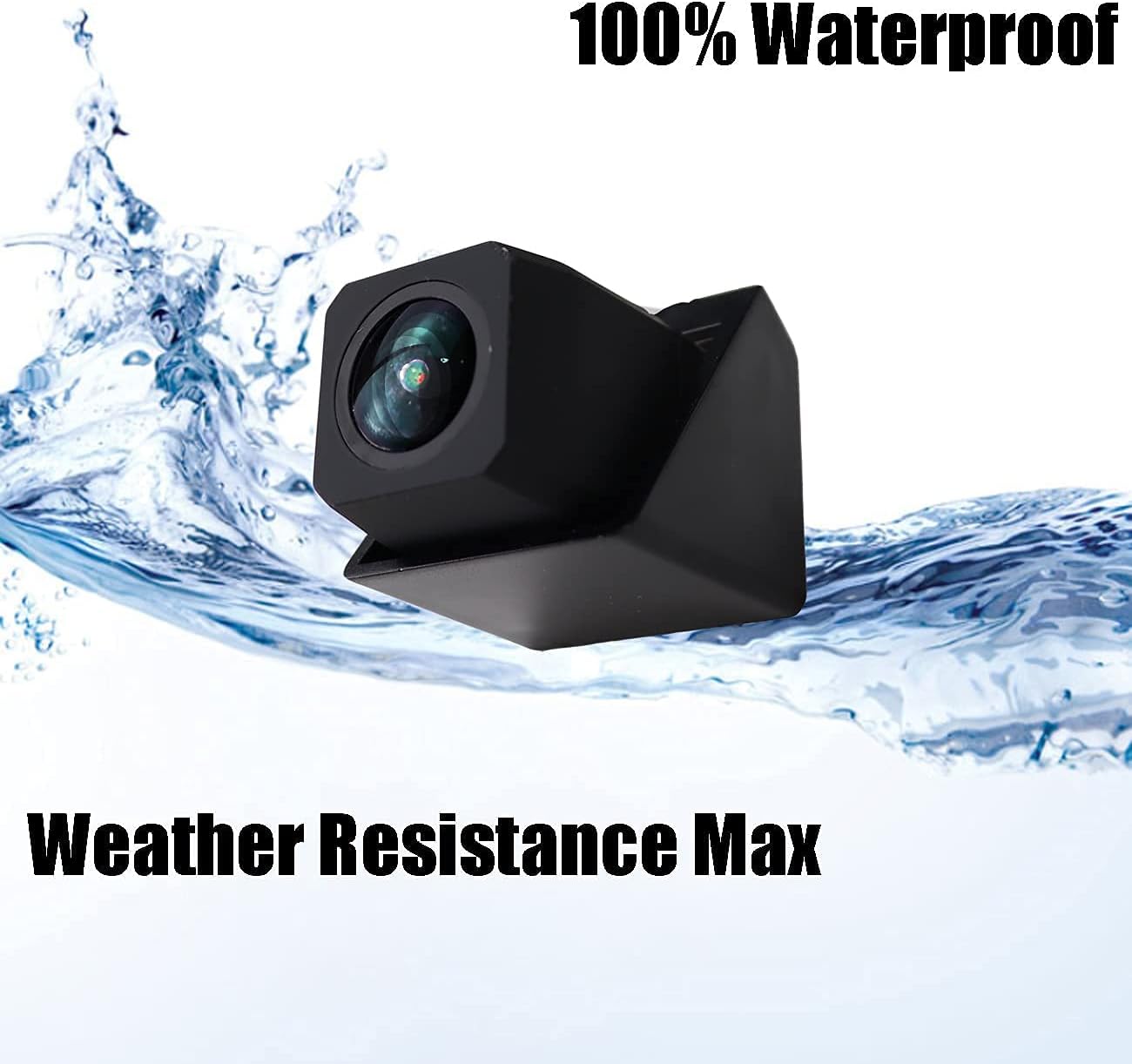 VIREGO Backup Camera for Jeep Wrangler JK 2/4Doors 2007-2018,Water-Proof,Spare Tire,Safe Parking/Reversing,Super HD,Excellent Night Vision,Wide Angles,Input Harness,Mount with OEM Monitor Adaptor