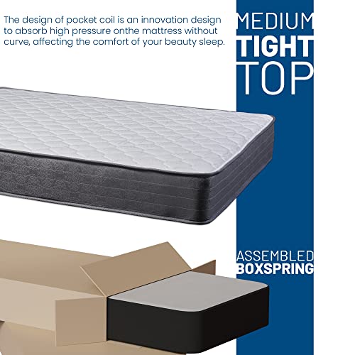 Twin Size Mattress, 9 inch Memory Foam Twin Mattress for a Cool Sleep & Pressure Relief, Medium Firm Feel with Motion Isolating, Bliss