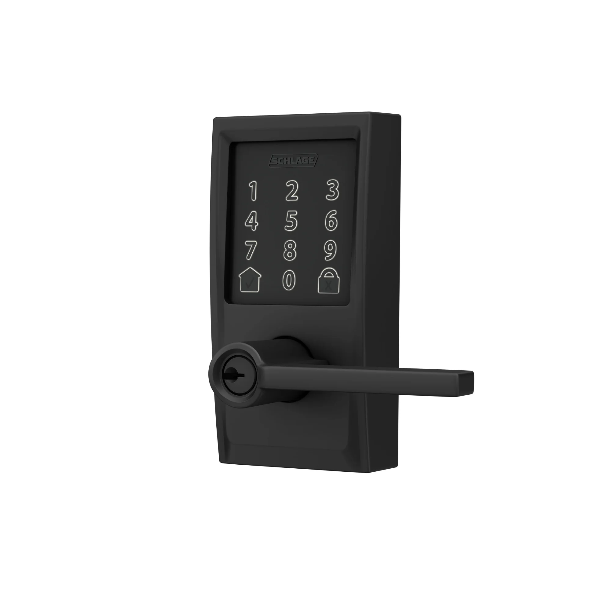 Schlage Fe789wb-Cen-Lat Encode Wifi Enabled Electronic Keypad Latitude Door Lever - Chrome