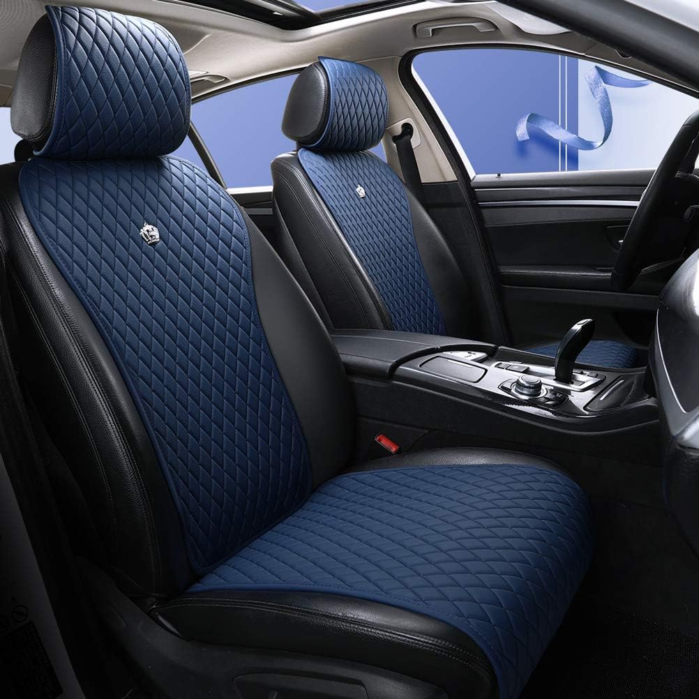 Purple Car Seat Cover Leather Seat Protector for Car Seats Comforty Car Seat Cover 2/3 Covered 11PCS Universal Fit Car/Auto/Truck/SUV (A-Purple)