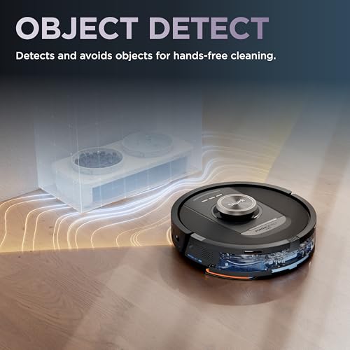 Shark Robot Vacuum & Mop Combo, PowerDetect NeverTouch Pro, Self-Emptying, Self-Refill with Self-Clean Pad Wash & Dry, 60-Day Debris Capacity, 30-Day Refill Tank, 5 PowerDetect Technologies, AV2800ZE