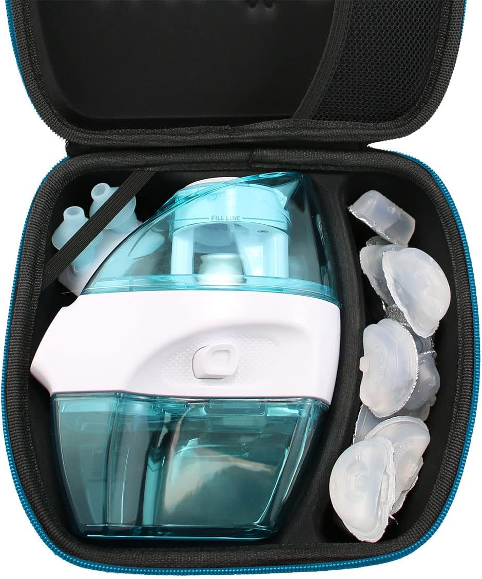 Navage Essentials Bundle - Navage Nasal Irrigation System - Saline Nasal Rinse Kit with 1 Navage Nose Cleaner, 30 SaltPods, Countertop Caddy and Paisley Travel Case