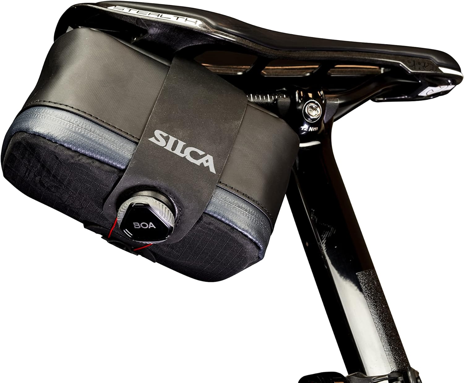 SILCA MATTONE | Bike Bag plus BOA Closure System | Full Waterproof YKK Zipper | Bicycle Seat Saddle Bag | Bike Storage Bag | Bike Pouch