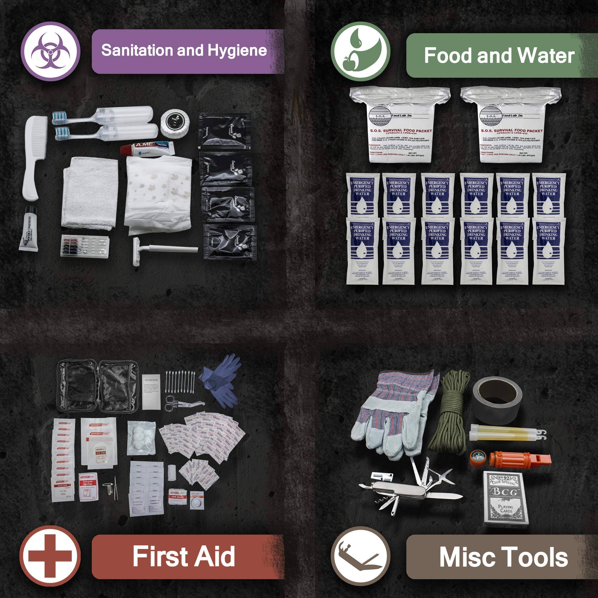 Emergency Zone 2-Person Urban Survival Bug-Out Bag