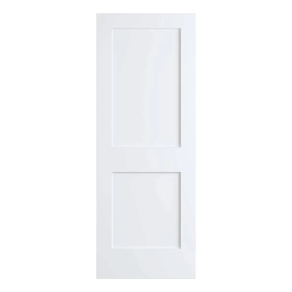 Frameport Paneled Solid Manufactured Wood Primed Standard Door