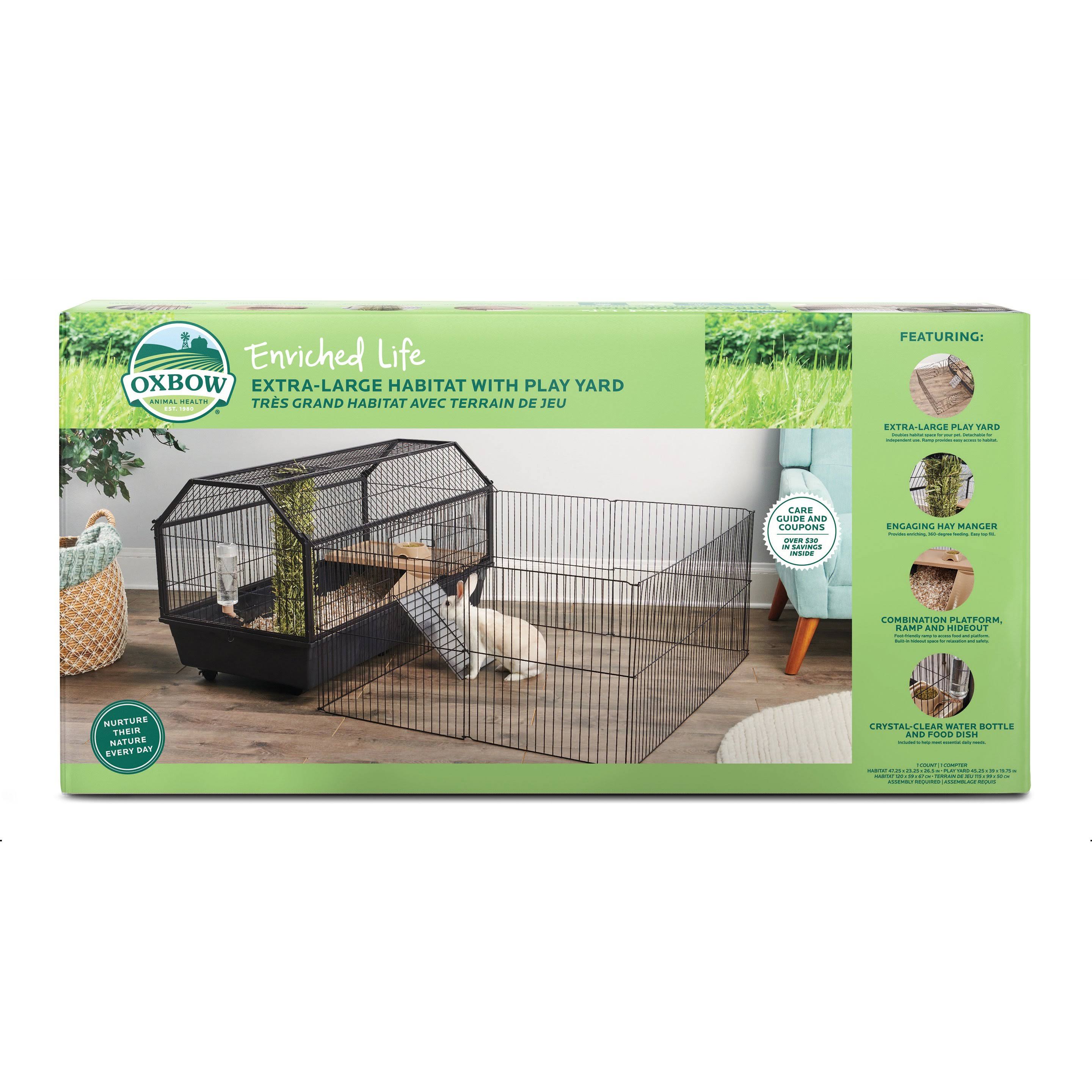 Oxbow 73296351 Small Animal enriched Life Habitat Play Yard Extra Large