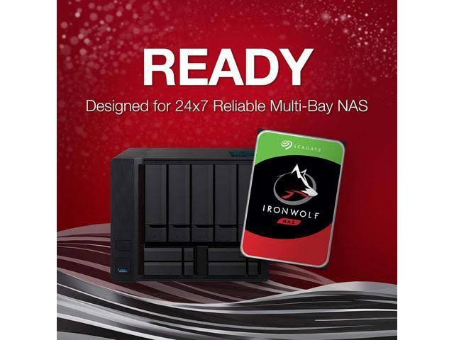Seagate IronWolf 12 TB Internal HDD - 3.5x22 - ST12000VN0007 - SATA 6Gb/s - 7,200 rpm