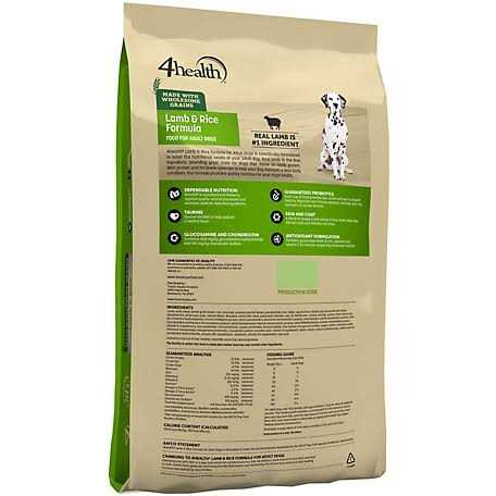 4health Wholesome Grains Adult Lamb and Rice Formula Dry Dog Food - Pet Supplies online store