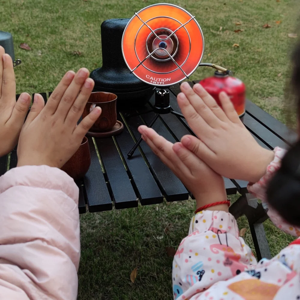 Outdoor Camping Fishing Heaters Portable Heating Stoves Rotatable Warmer With Tripod Winter Hiking Tent Warming Equipment