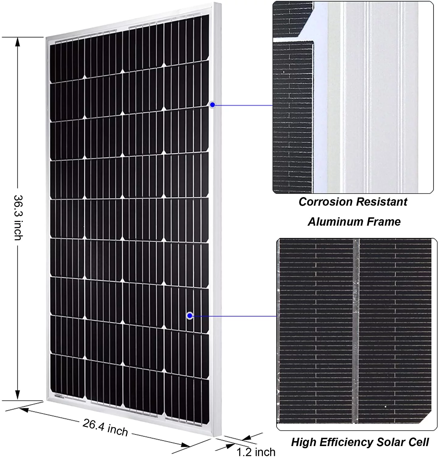 Pikasola 200 Watt 12/24V Solar Panel Kit for RV Boat Home: 2pcs 100W Monocrystalline Solar Panel Grade A + 12/24V Solar Charge Controller + 16ft &10ft Solar Cable + Z-Brackets