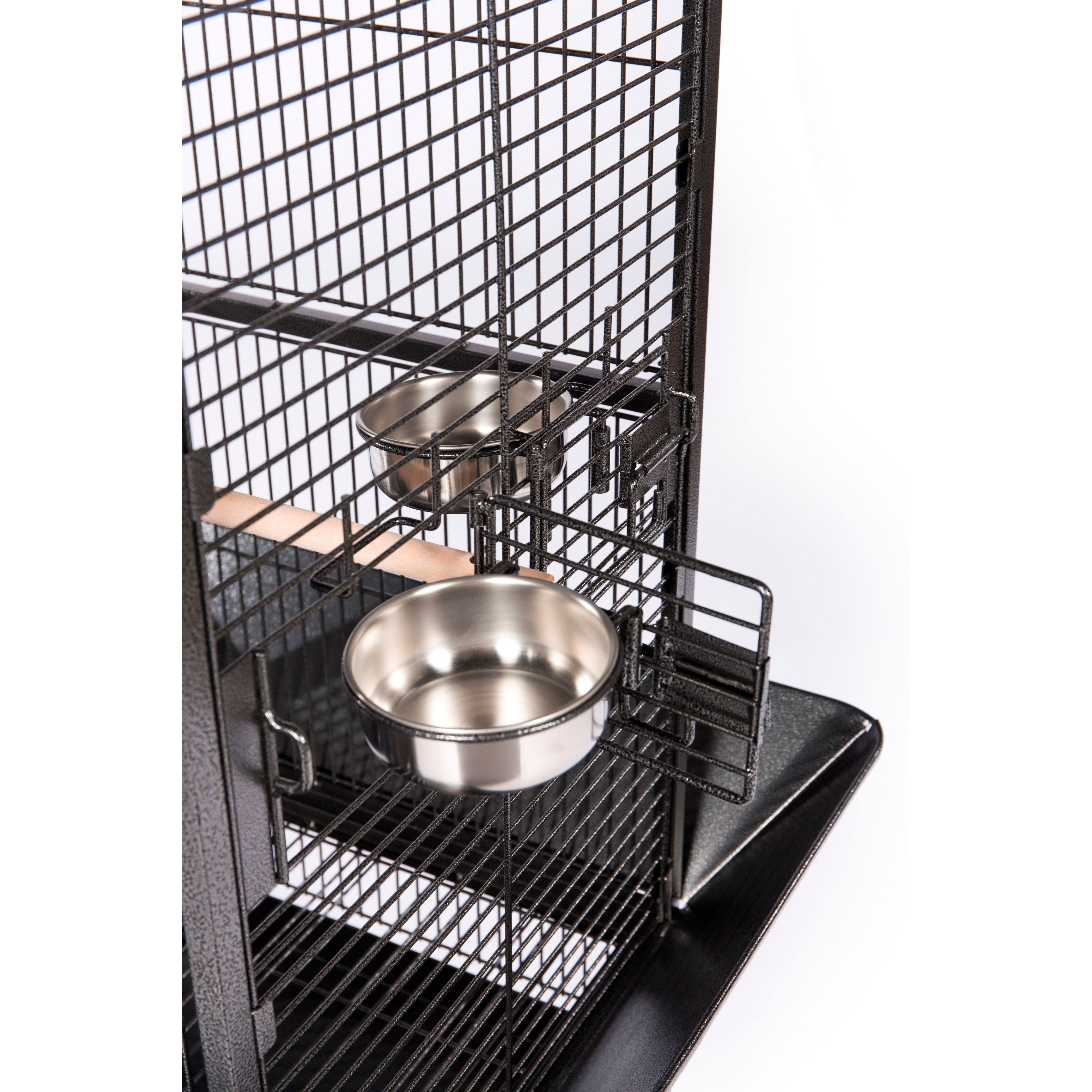 Prevue Hendryx Select Bird Cage, Wrought Iron, Pewter, S