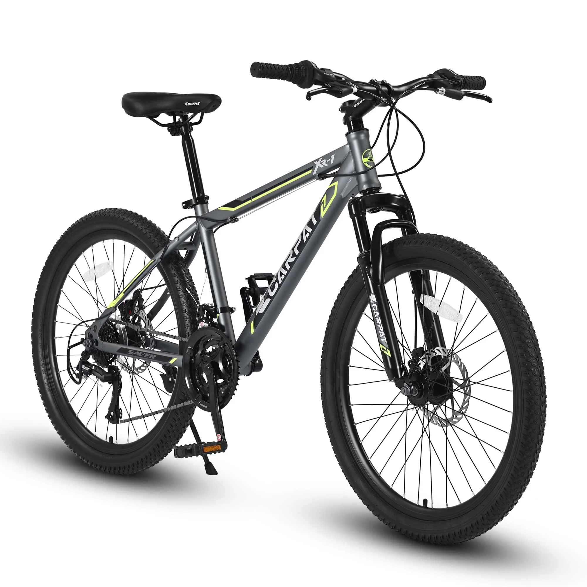 CHAMPIERRE 24 inch Boys Bike, Mountain Bike for Man and Woman, Shimano 21 Speed Bicycle for Boys and Girls,Orange