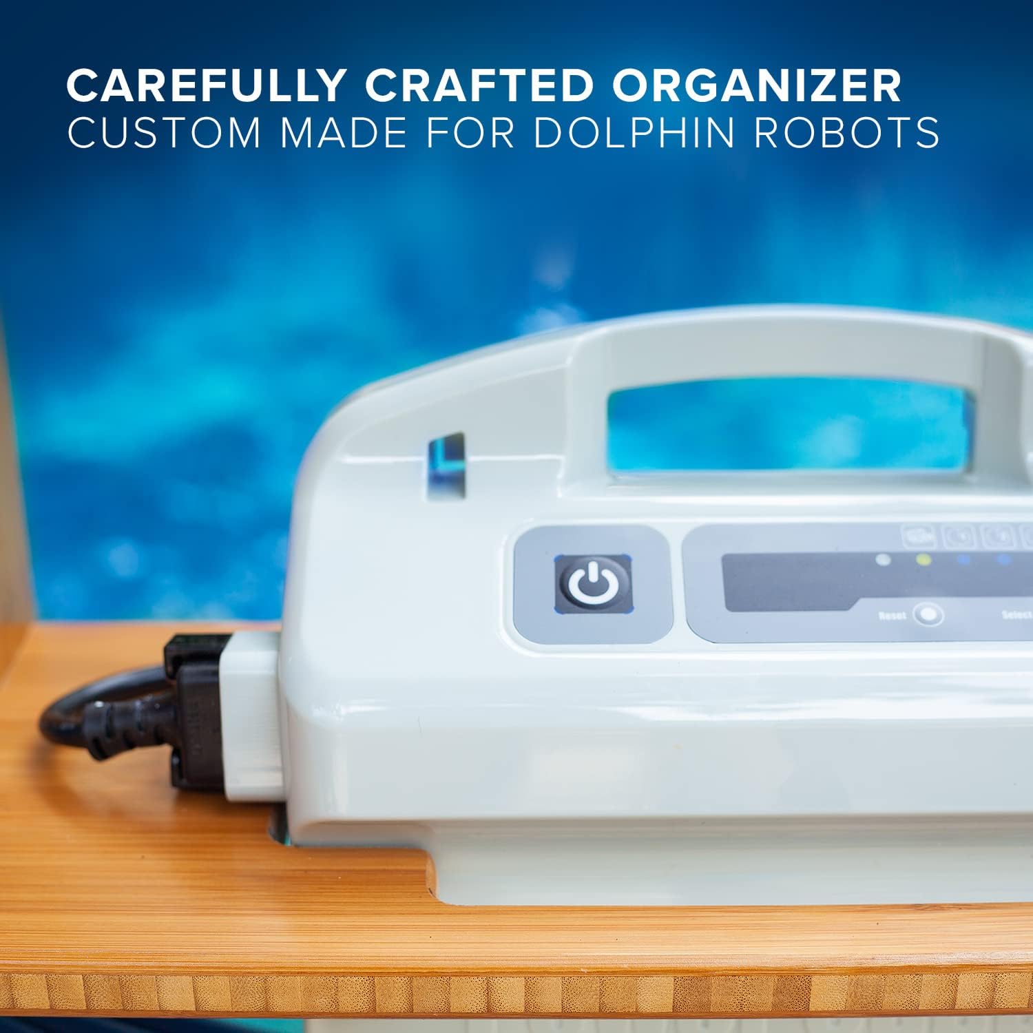 Terra Premium Caddy for Dolphin Robotic Pool Cleaners - All-New Patent-Pending Design for Pool Robot Mobility, Storage & Transport